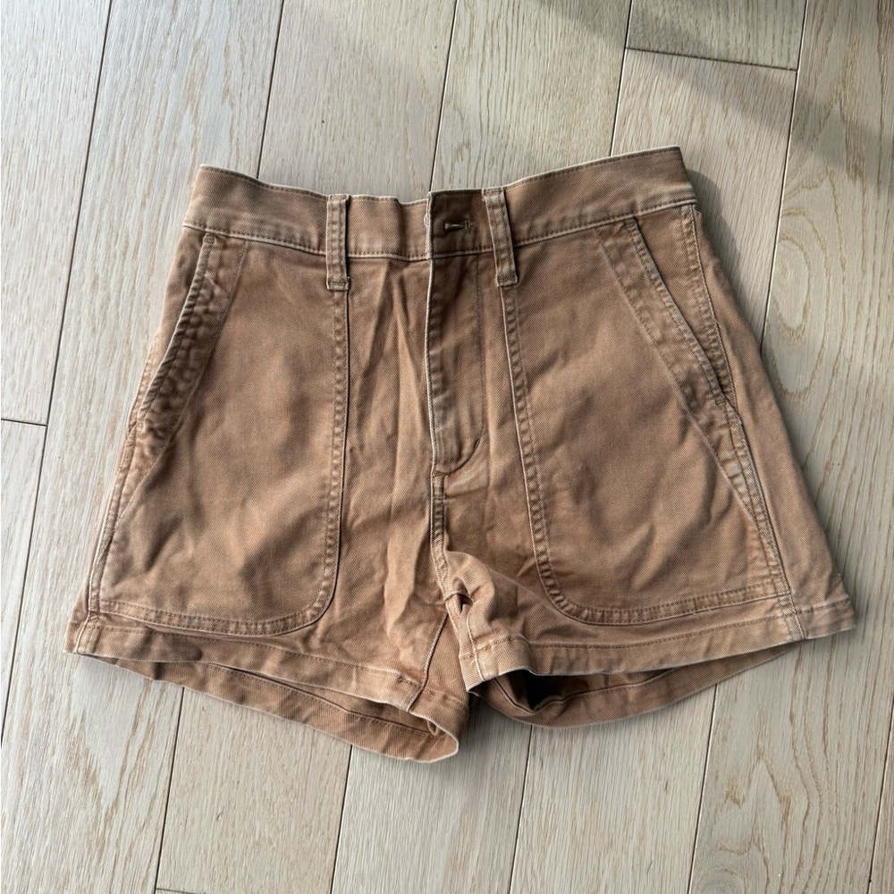 Madewell High Waist Brown Women's Shorts